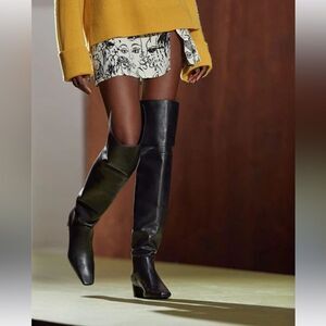 Reformation Ruby Over The Knee Boot in black EU size38
